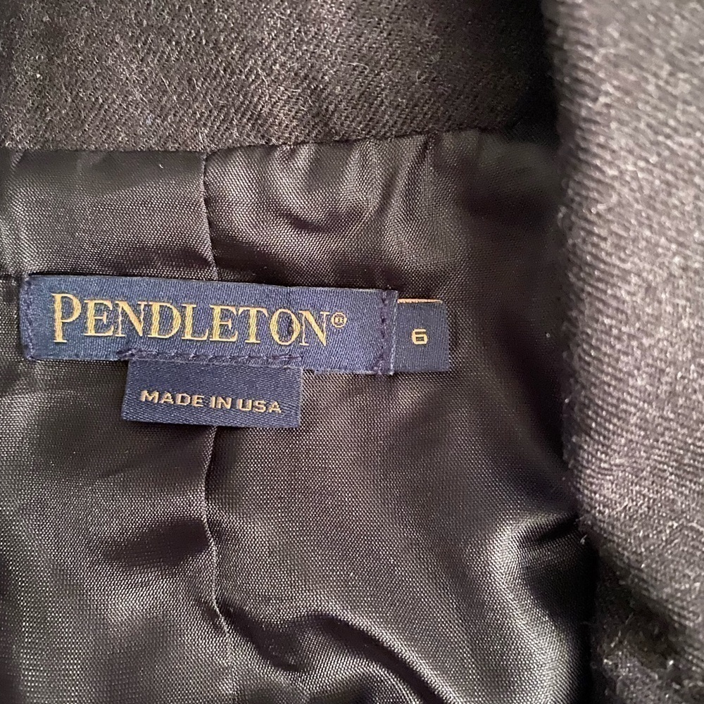 Pendleton Black Corpcore Minimalist Capsule Wool … - image 6